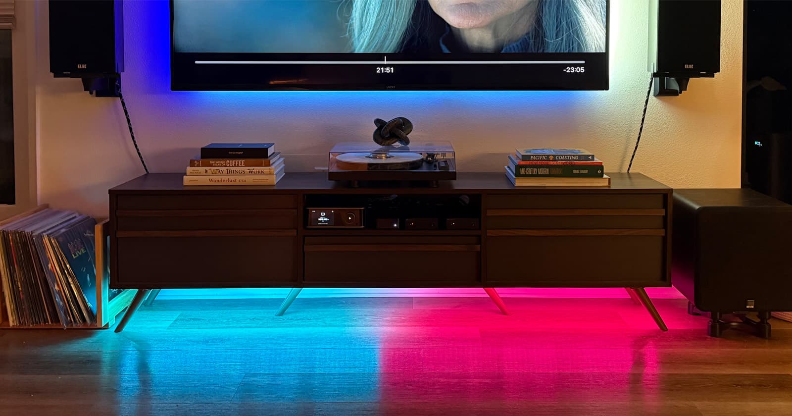 LED Strip Media Progress Bar ( Home Assistant / Apple TV / WLED)